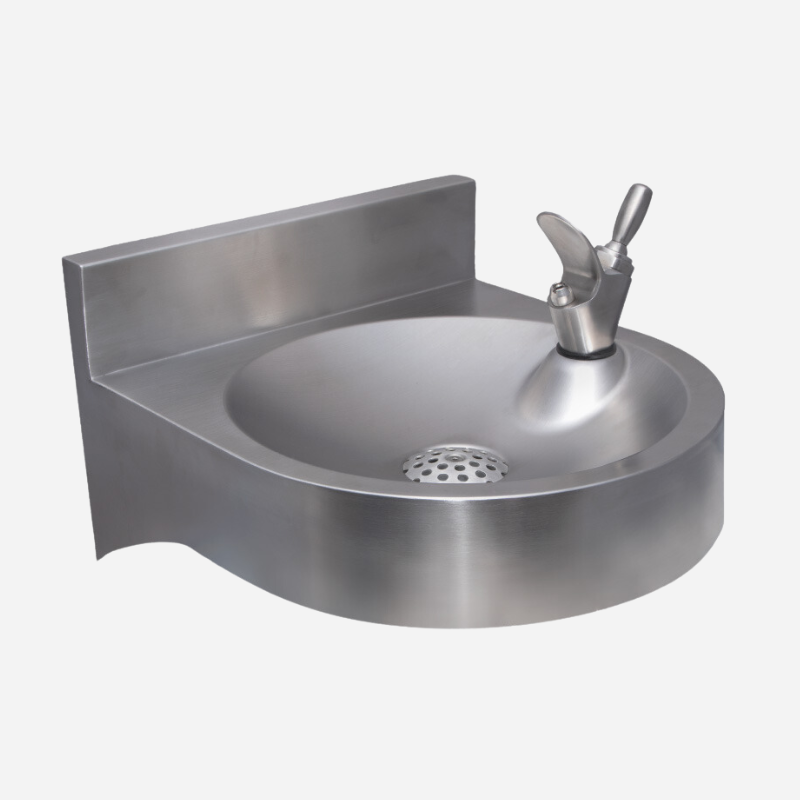 Wall Mounted Drinking Fountain with Bubbler without Compressor